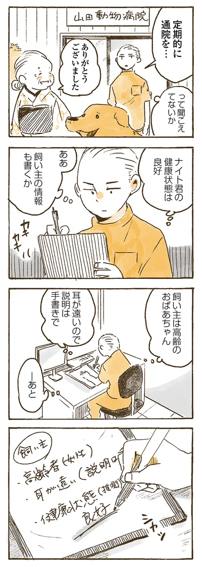 ナイト君の健康状態は良好