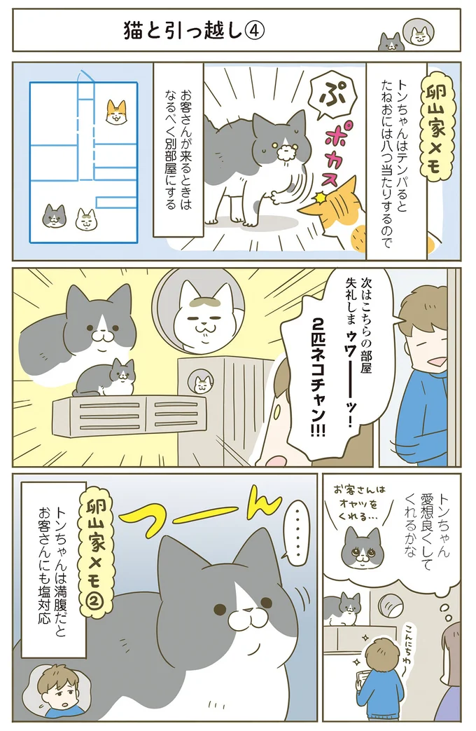 トンちゃん愛想良くしてくれるかな