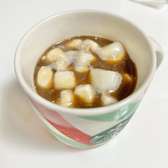 牛乳を凍らせてコーヒーに▶使い終わったら