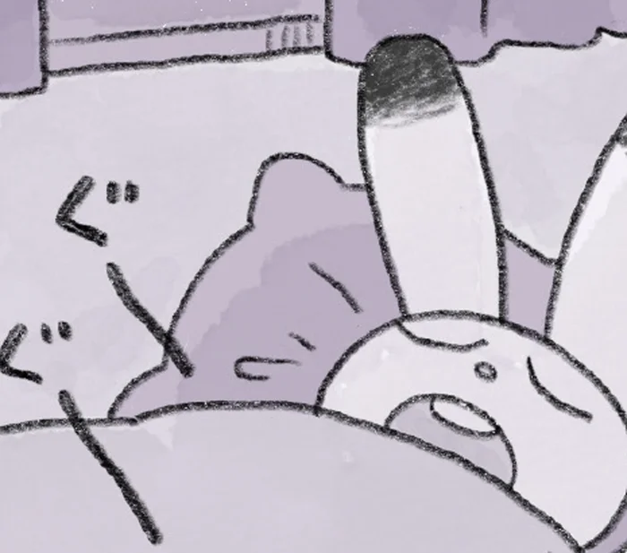 いつも夜更かしのうさぴょーが寝てる！ 良かったけど、それはそれで手持ち無沙汰!?