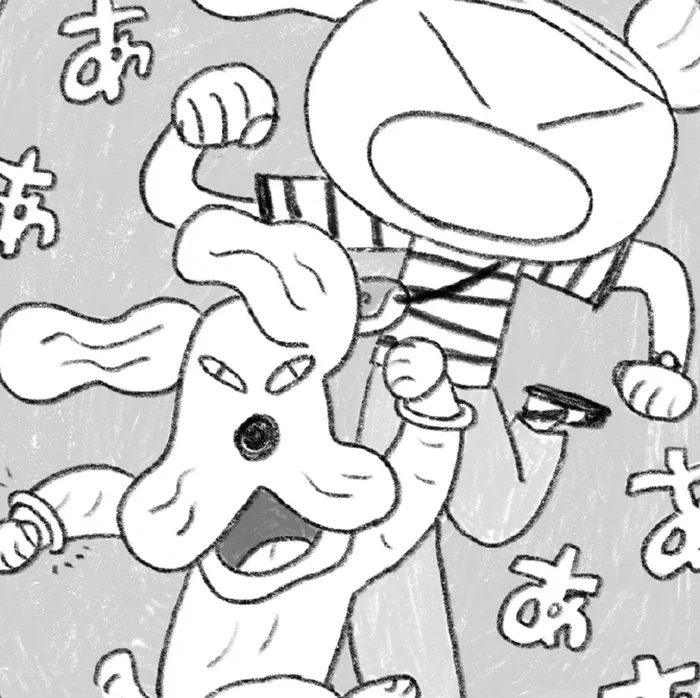 逃げると追いかけたくなる。お散歩中に突然始まるおいかけっこが楽しい！
