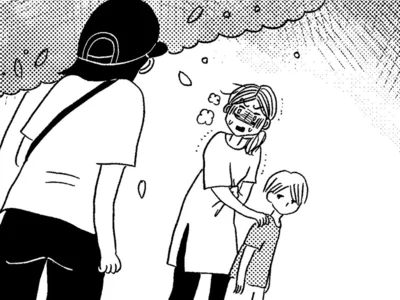 見知らぬ母親と口論に