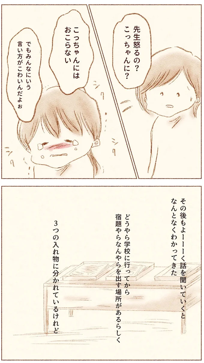 こっちゃんにはおこらない