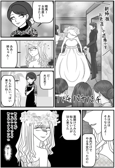 身内だけでやる予定だったのに