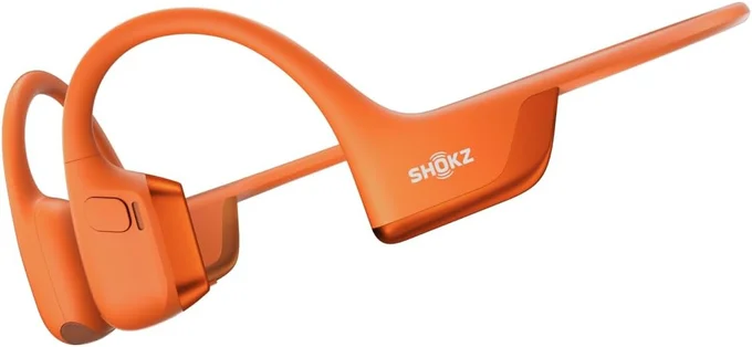 Shokz (ショックス) OpenRun Pro 2 骨伝導イヤホン ワイヤレス bluetooth5.3 オープンイヤーヘッドホン 耳を塞がない 自動ペアリングヘッドフォン マイク付き 技適認証済み ランニング・スポーツイヤフォン P55防水 急速充電 12時間再生 USB-C充電 オレンジ