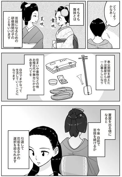 置屋を出る頃になると