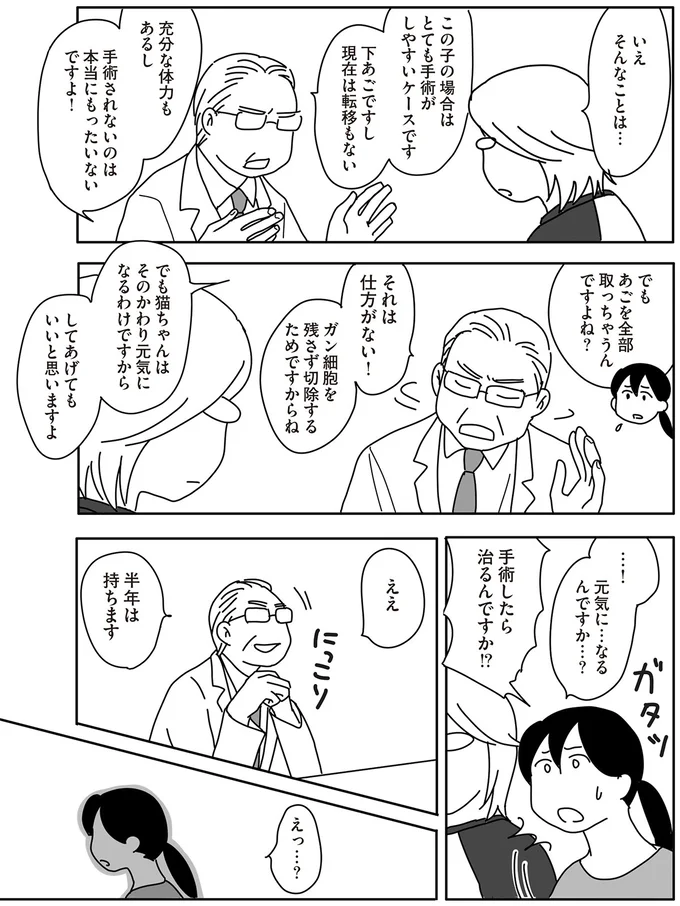 手術したら治るんですか!?