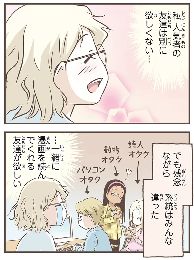 系統はみんな違った