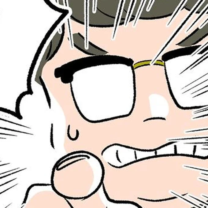 驚く夫