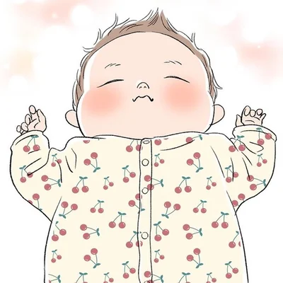 よく寝るわが子