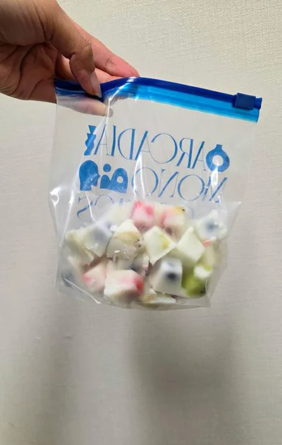 バラバラにしてジップロックで保管できるのも嬉しい！▶（次画像からねこたちとおいしいメニューに癒されるハートフルなオムニバスストーリー『深夜3時のくろねこ喫茶』が読めます）