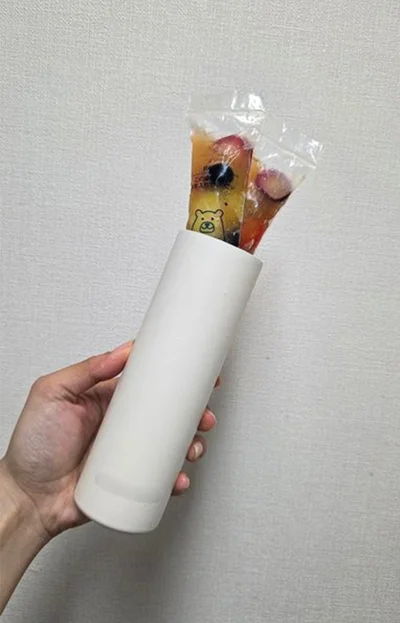 氷のうにも綺麗に収まる▶コンパクトだから…（⇒次へ）
