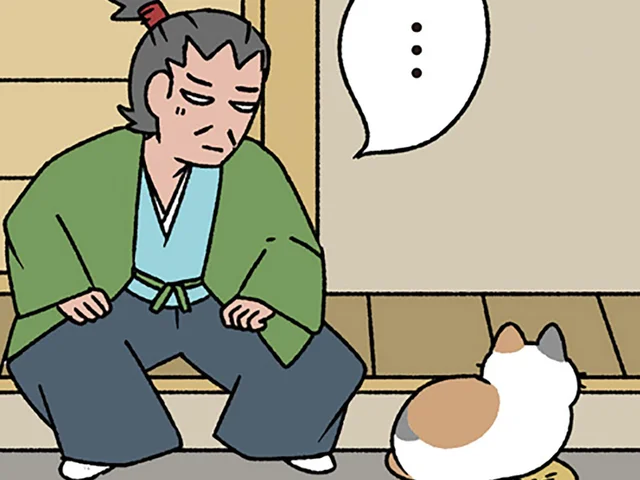 【信長とねこ】気が変わって当然!? 外出する気がなくなった信長の話
