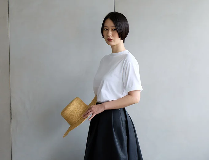「毎日洗えてサマになる、大人のためのゆったりＴシャツ」