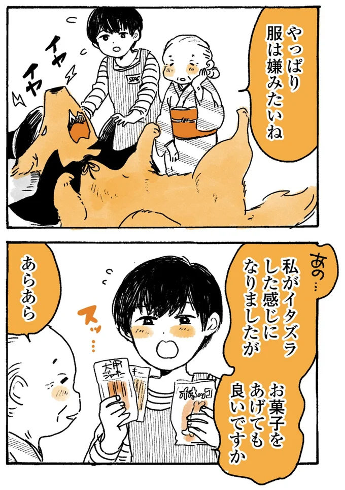 お菓子をあげても良いですか