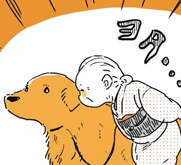 「腰が痛いのかな…」レトリバーとの散歩中、おばあちゃんが身をかがめていたワケ
