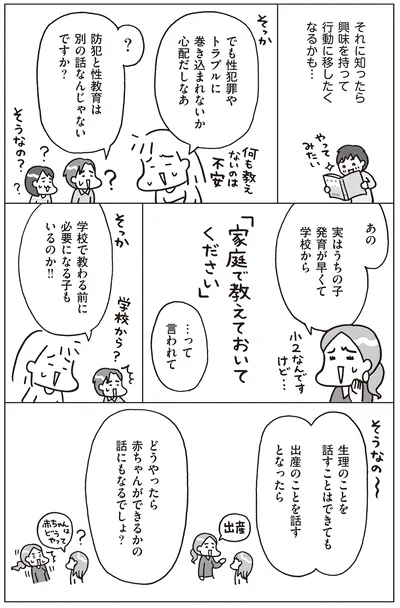 『おうち性教育はじめます 一番やさしい！防犯・SEX・命の伝え方』より