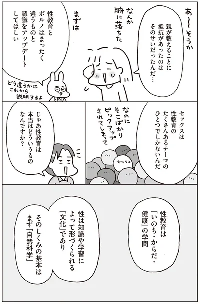 『おうち性教育はじめます 一番やさしい！防犯・SEX・命の伝え方』より