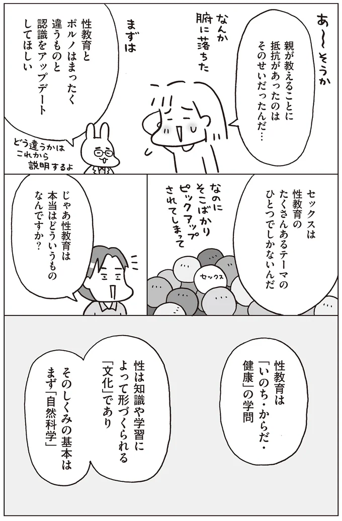 『おうち性教育はじめます 一番やさしい！防犯・SEX・命の伝え方』より