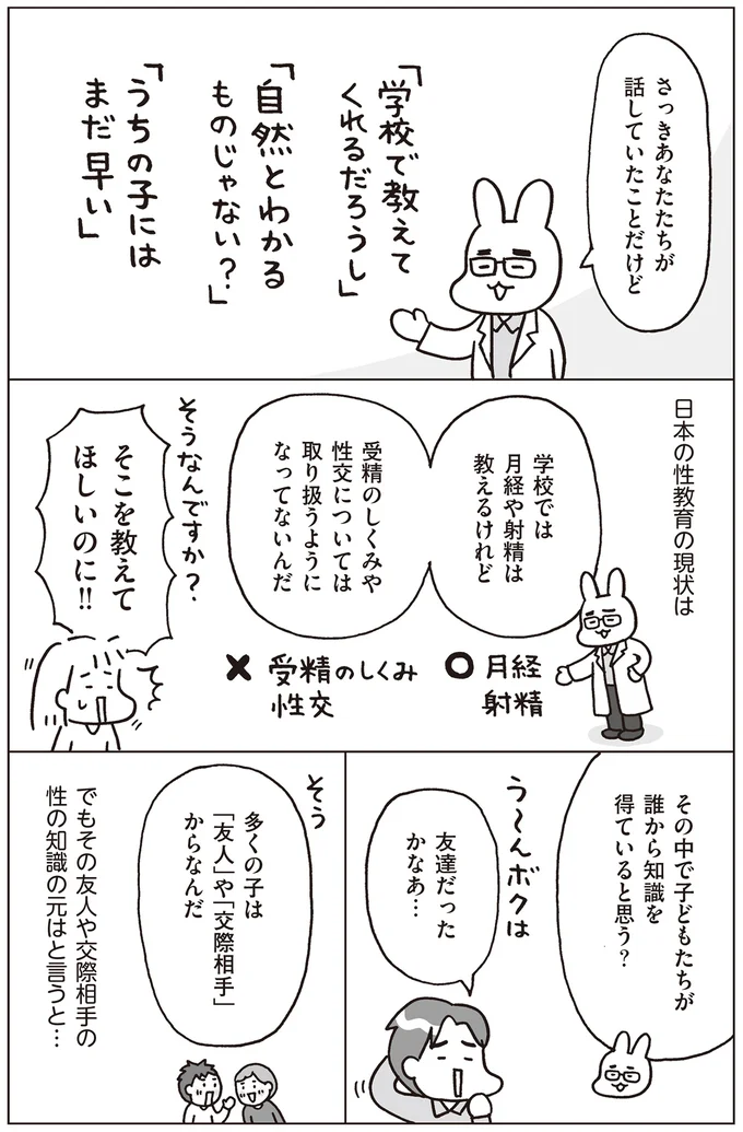 『おうち性教育はじめます 一番やさしい！防犯・SEX・命の伝え方』より