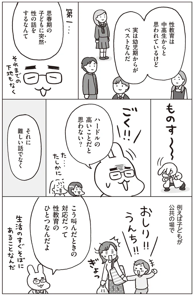 性教育は実は幼児期からがベスト