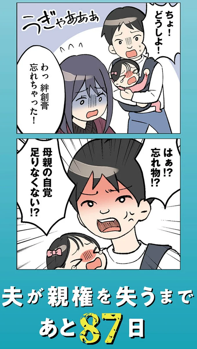 『イクメン気取りのクズを妻が全力で制裁してみた 100日後に親権を失う夫』より