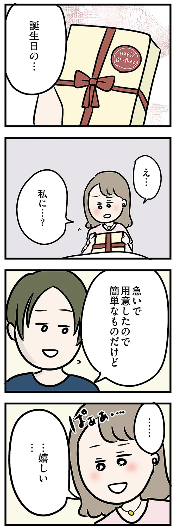 誕生日の…