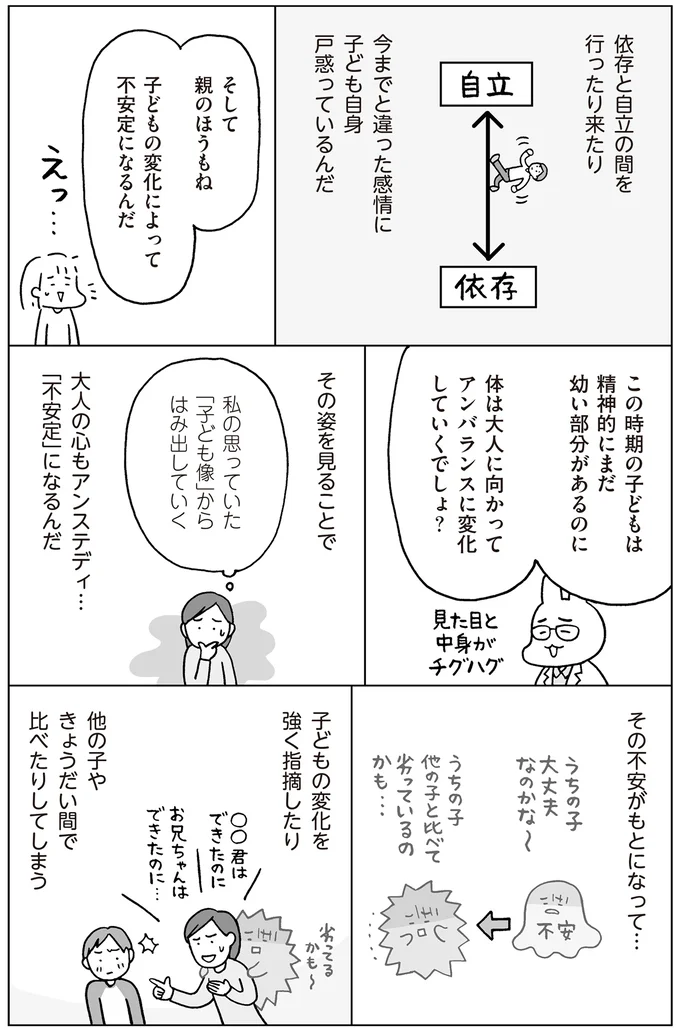 『おうち性教育はじめます 思春期と家族編』より
