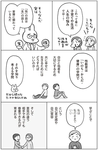 『おうち性教育はじめます 思春期と家族編』より