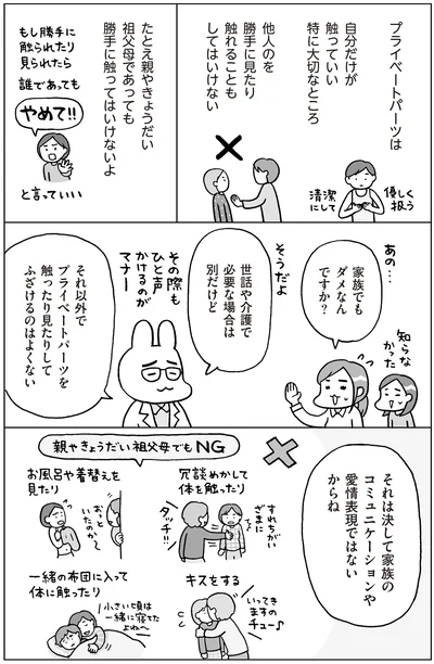 『おうち性教育はじめます 思春期と家族編』より