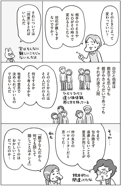 『おうち性教育はじめます 思春期と家族編』より