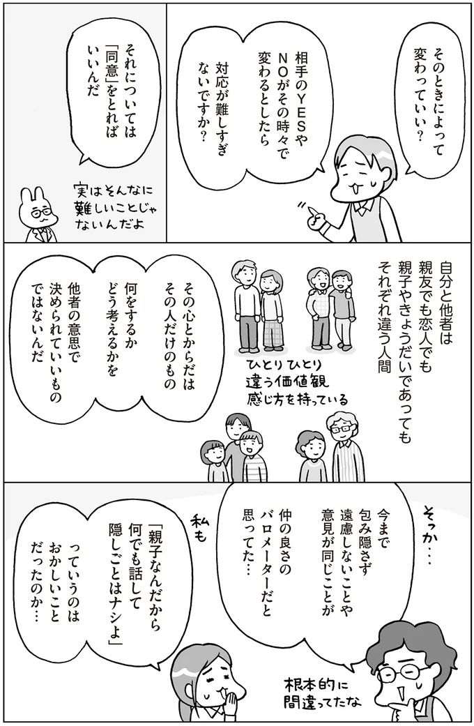 『おうち性教育はじめます 思春期と家族編』より