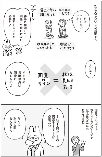 勝手に推測して判断してはいけない