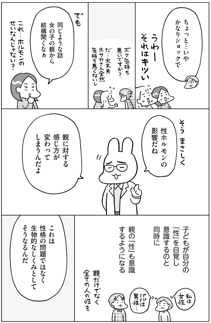 性ホルモンの影響だね