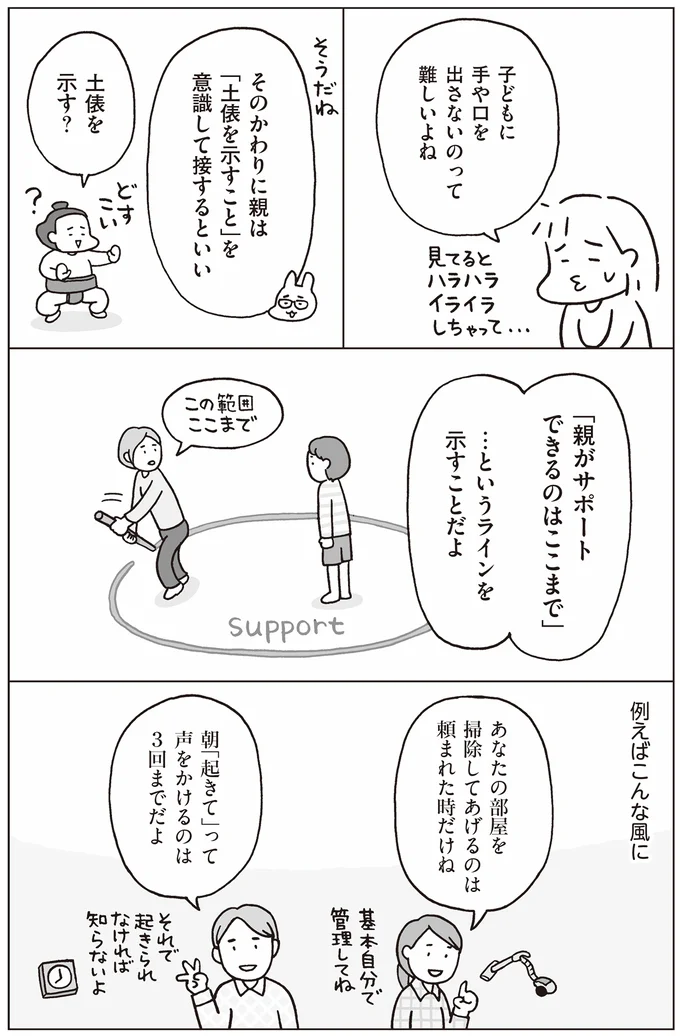 土俵を示す?