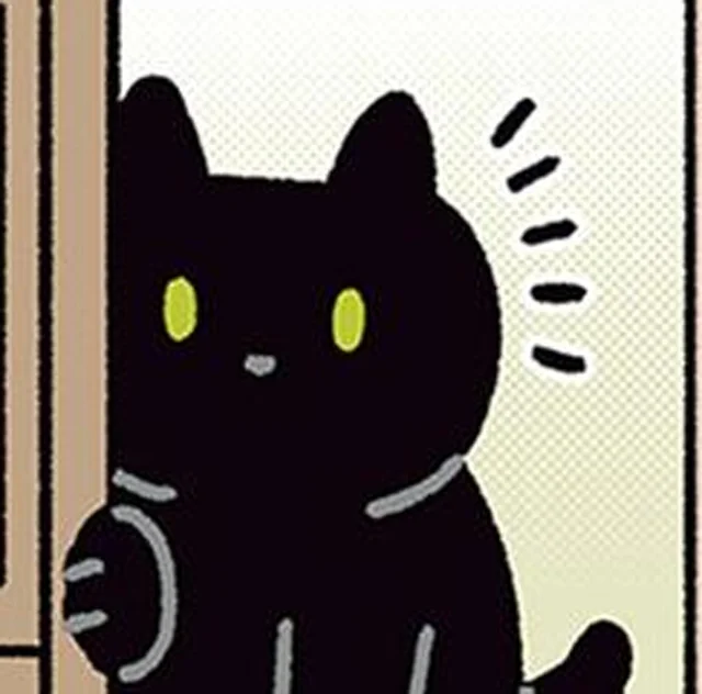 両手がふさがり戸が開けられない！黒猫ろんに助けを求めてみたら