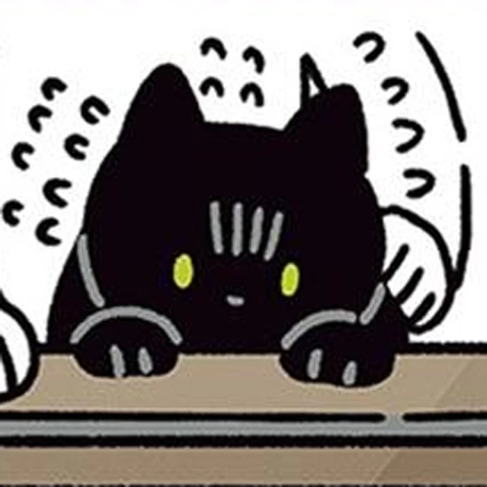 ノラネコさんと初対面の黒猫ろん。友だちになりたいけど緊張！