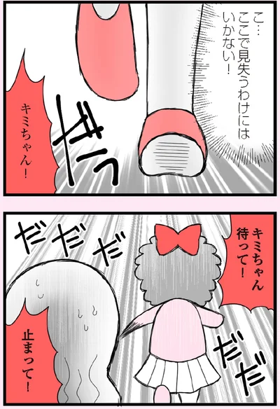 ここで見失うわけにはいかない！