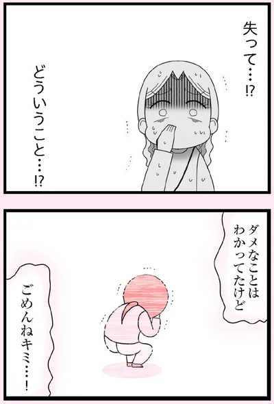 ダメなことはわかってたけど