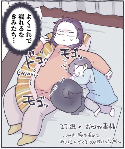 よくこれで寝れるなきみたち…