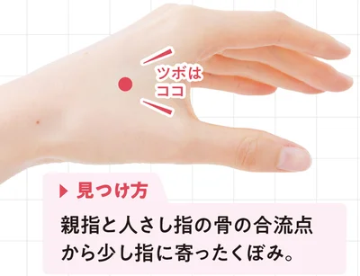首から上の巡りを整えるツボ