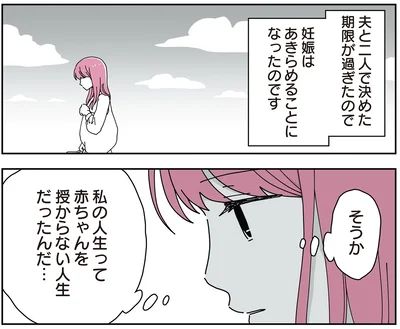 私の人生って赤ちゃんを授からない人生だったんだ