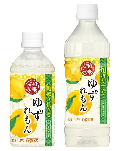 「和果ごこち ゆずれもん」　左・350ml / 右・500ml