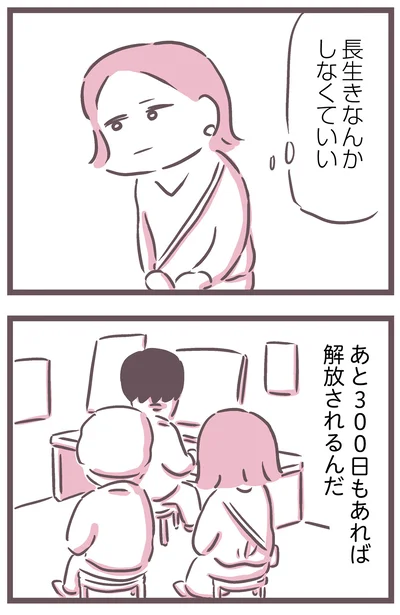 あと300日もあれば解放されるんだ