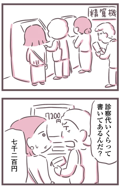 診察代いくらって書いてあるんだ？