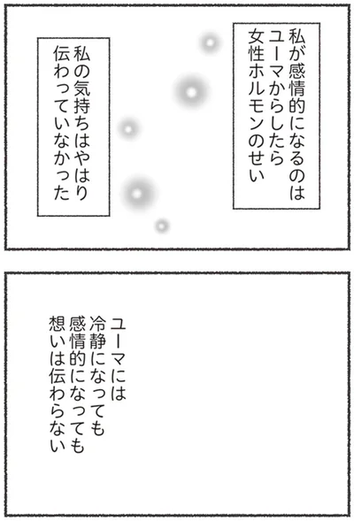 私の気持ちはやはり伝わっていなかった