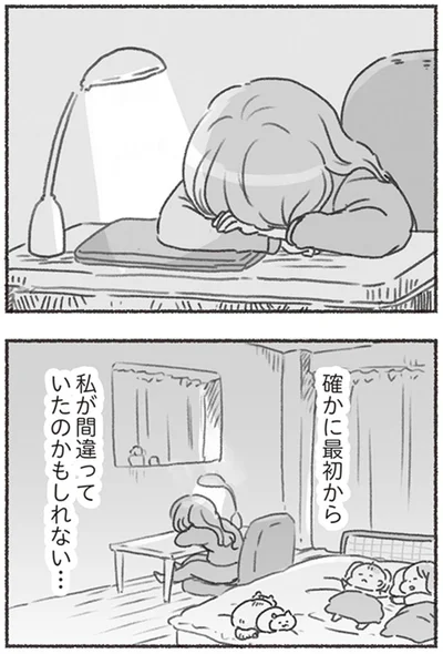 最初から私が間違っていたのかもしれない…