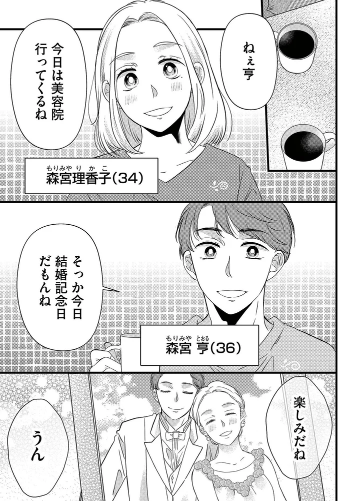 今日結婚記念日だもんね