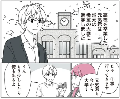 希望の大学に進学しました