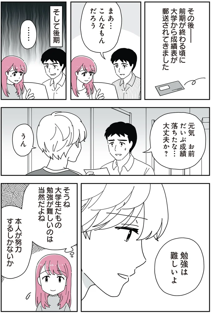 だいぶ成績落ちたな…